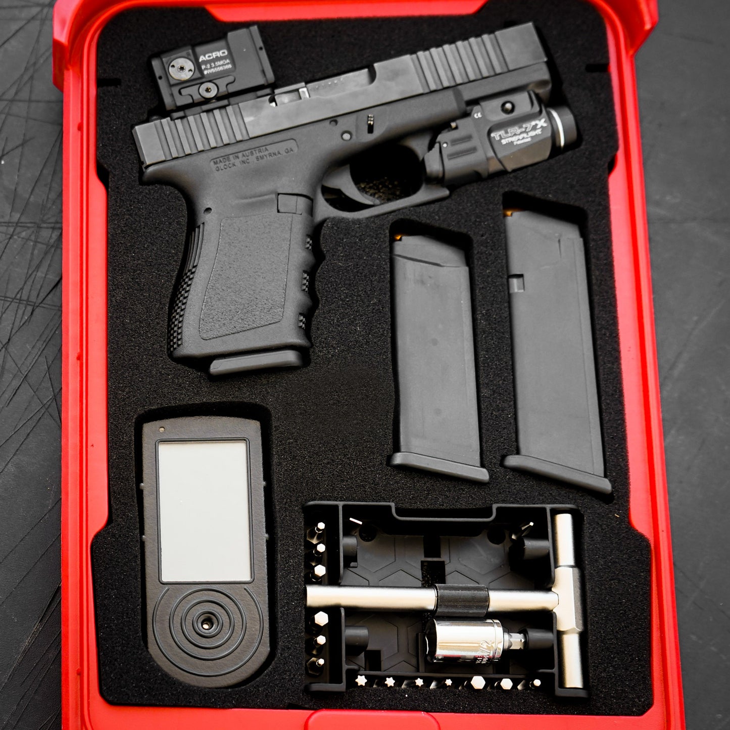 Glock 19 (Gen 3) Foam Insert for Slim Milwaukee Packout