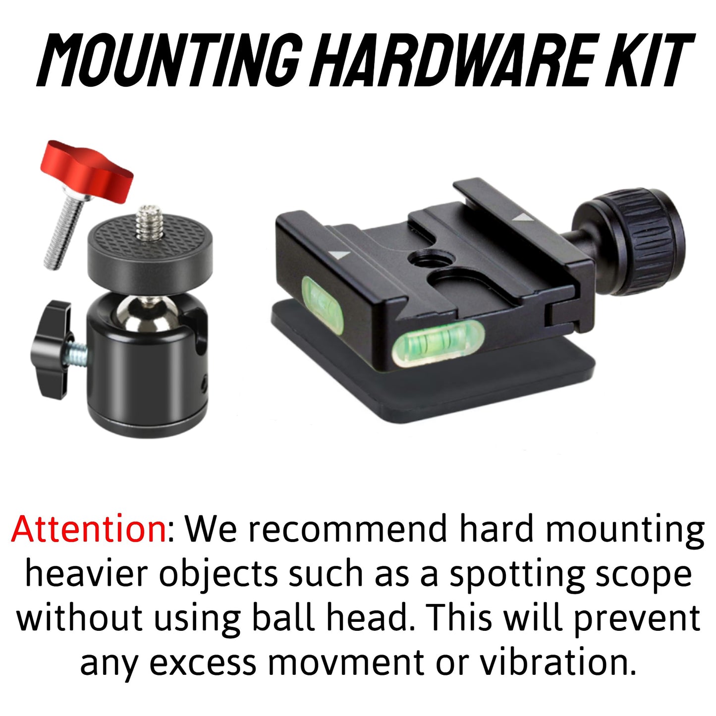 Arca Ballhead Hardware Pack