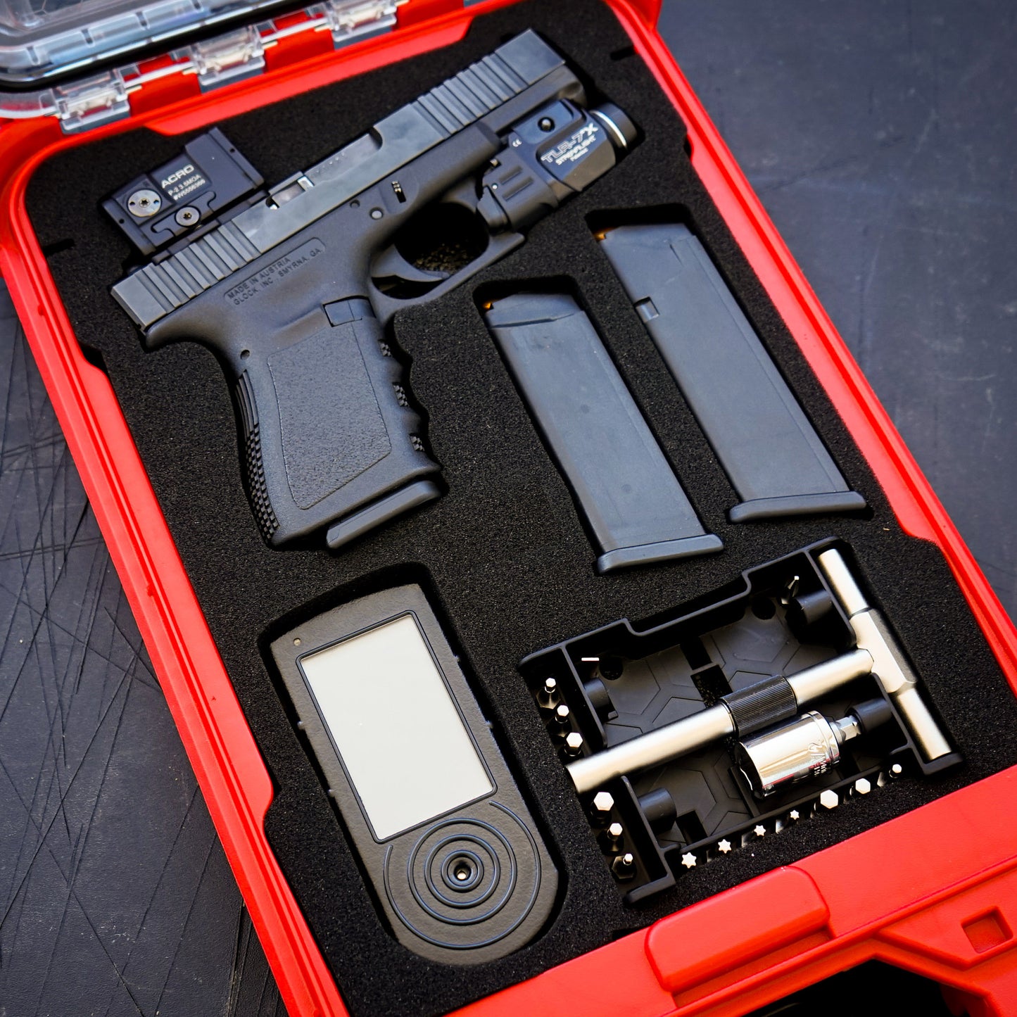 Glock 19 (Gen 3) Foam Insert for Slim Milwaukee Packout