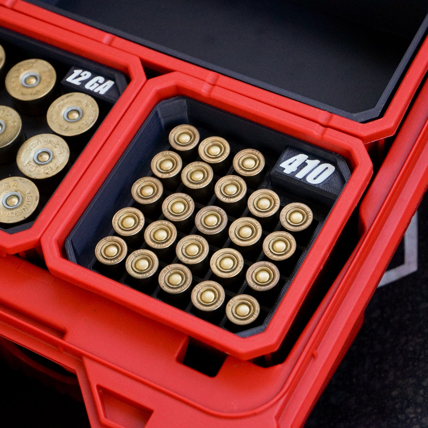 Small Shotgun Shell Inserts for Deep Milwaukee Bins