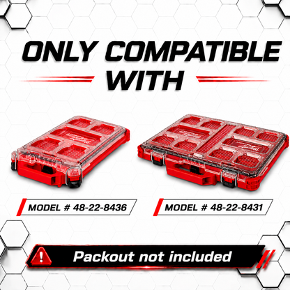 Small Square Milwaukee Organization Bin | Slim Packout