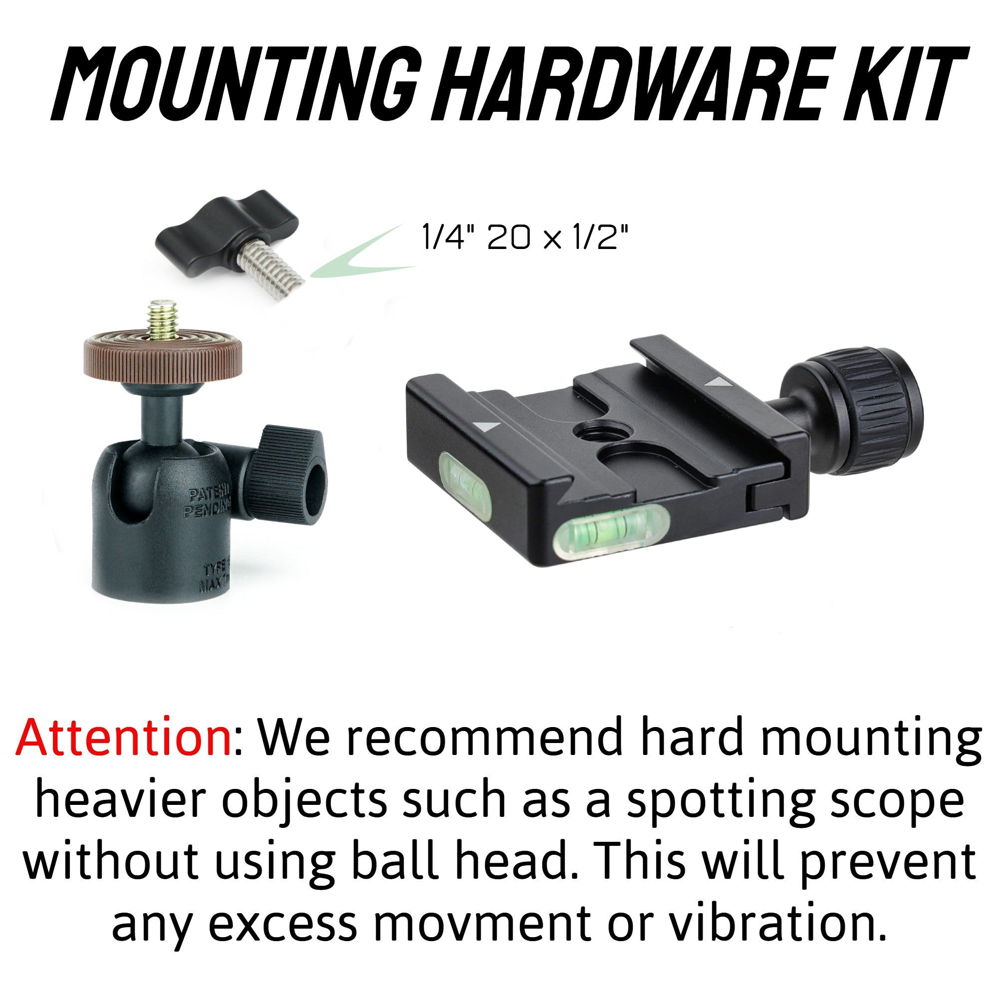 Arca Ballhead Hardware Pack – Mintworx Tools