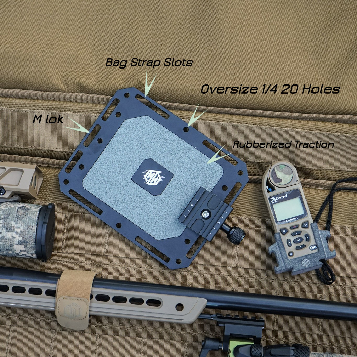 Aluminum Tripod Table Mlok & Arca *SHIPPING 3/16